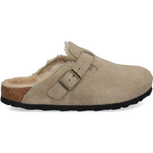 Birkenstock, Heren, Schoenen, Beige, Maat: 40 EU Suède,