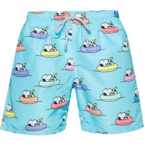 MC2 Saint Barth, Heren, Badkleding, Blauw, Maat: 3XL