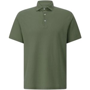 Fedeli, Heren, Tops, Groen, Maat: 3XL Katoen,