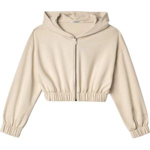 Hinnominate, Dames, Sweatshirts & Hoodies, Beige, Maat: S Modal,