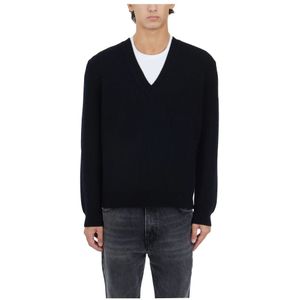 Seven Gauge, Heren, Truien, Zwart, Maat: L Wol,