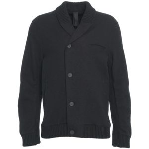 Transit, Heren, Truien, Zwart, Maat: M Wol,