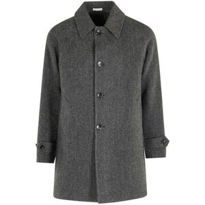Breras, Heren, Mantels, Grijs, Maat: 2XL Wol,