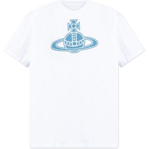 Vivienne Westwood, unisex, Tops, Wit, Maat: S Katoen,