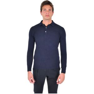 Franzese Collection, Heren, Truien, Blauw, Maat: 2XL Wol,