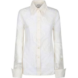 Sportmax, Dames, Blouses & Shirts, Geel, Maat: M