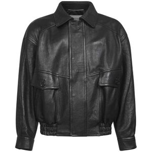 Saint Laurent, Heren, Jassen, Zwart, Maat: S