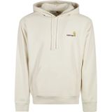 Carhartt WIP Sweatshirt 'American Script'  crème / goudgeel / merlot