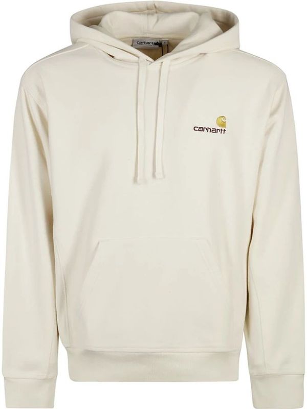 Carhartt WIP Sweatshirt 'American Script'  crème / goudgeel / merlot