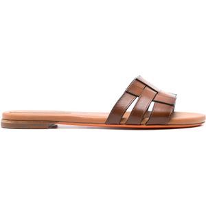 Santoni, Dames, Schoenen, Bruin, Maat: 37 1/2 EU Suède,