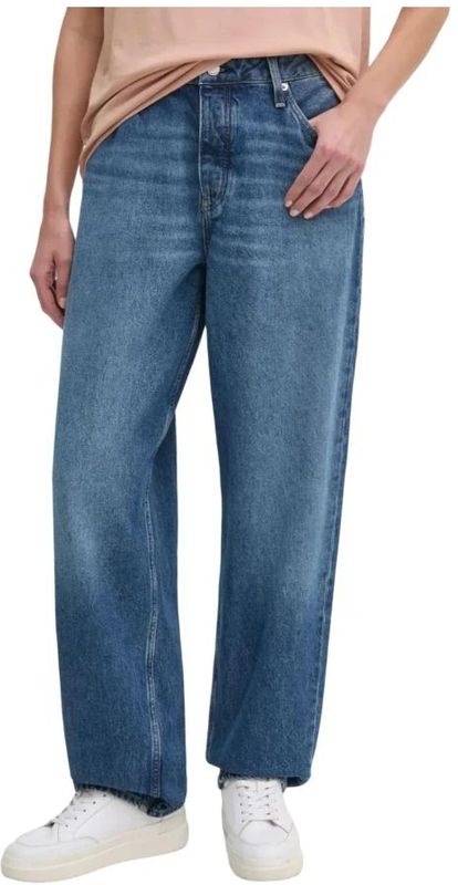 Calvin Klein Jeans, Dames, Jeans, Blauw, Maat: W25 Katoen,