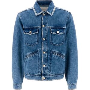 Isabel Marant, Heren, Jassen, Blauw, Maat: M Denim,