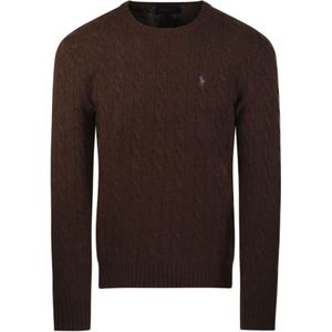Ralph Lauren, Heren, Truien, Bruin, Maat: L Wol,