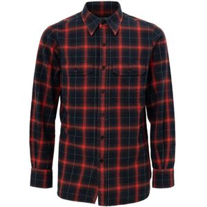 Tom Ford, Heren, Overhemden, Veelkleurig, Maat: XL Katoen,