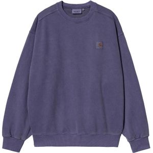 Carhartt Wip, Heren, Sweatshirts & Hoodies, Paars, Maat: M Katoen,