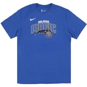 Nike, Heren, Tops, Blauw, Maat: S Katoen,