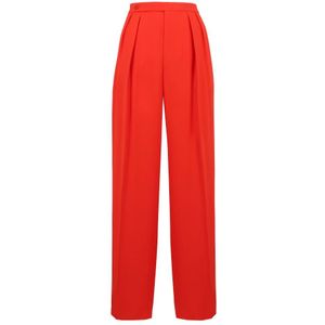 Aspesi, Dames, Broeken, Oranje, Maat: S Leer,