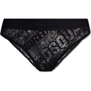 Dsquared2, Dames, Ondergoed, Zwart, Maat: S Katoen,