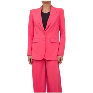 Patrizia Pepe, Dames, Jassen, Roze, Maat: XS Poliester,