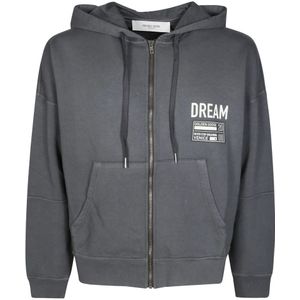 Golden Goose, Heren, Sweatshirts & Hoodies, Grijs, Maat: S Katoen,