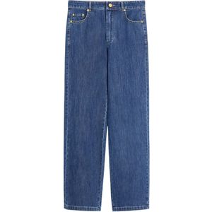 Max Mara, Dames, Jeans, Blauw, Maat: S Denim,