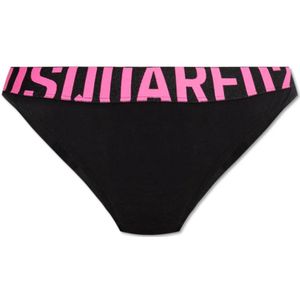 Dsquared2, Dames, Ondergoed, Zwart, Maat: XL Katoen,