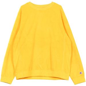 Champion, Heren, Sweatshirts & Hoodies, Geel, Maat: M Katoen,