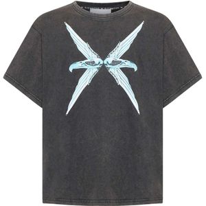 Richmond, Heren, Tops, Grijs, Maat: S Katoen,