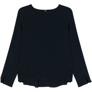 Seventy, Dames, Blouses & Shirts, Blauw, Maat: 2XS