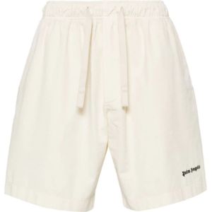 Palm Angels, Heren, Korte broeken, Beige, Maat: L