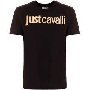 Just Cavalli, Dames, Tops, Zwart, Maat: S Katoen,