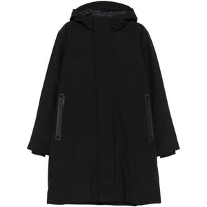 Save The Duck, Heren, Mantels, Zwart, Maat: XL Zijde,