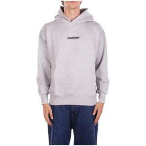 Barrow, Heren, Sweatshirts & Hoodies, Grijs, Maat: L Katoen,