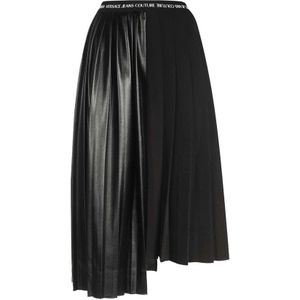 Versace Jeans Couture, Dames, Rokken, Zwart, Maat: S Polyamide,
