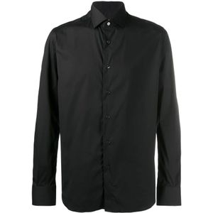 Xacus, Heren, Overhemden, Zwart, Maat: 2XL Katoen,