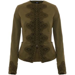 Bazar Deluxe, Dames, Jassen, Groen, Maat: S Katoen,