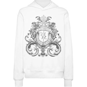 Billionaire, Heren, Sweatshirts & Hoodies, Wit, Maat: S Katoen,