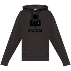 Isabel Marant, Heren, Sweatshirts & Hoodies, Zwart, Maat: S Katoen,