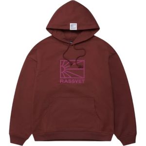 Rassvet, Heren, Sweatshirts & Hoodies, Rood, Maat: L Katoen,