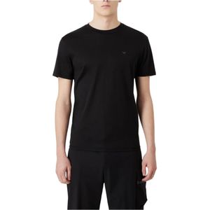 Emporio Armani, Heren, Tops, Zwart, Maat: M