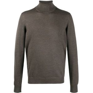 Barba, Heren, Truien, Bruin, Maat: 2XL Wol,
