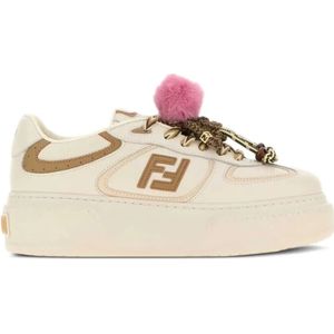 Fendi, Dames, Schoenen, Beige, Maat: 40 EU