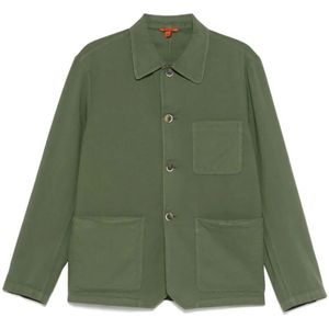 Barena Venezia, Heren, Jassen, Groen, Maat: S Katoen,