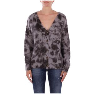 Solotre, Dames, Truien, Grijs, Maat: S Wol,