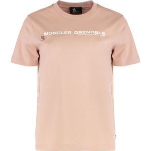 Moncler, Dames, Tops, Roze, Maat: S Katoen,