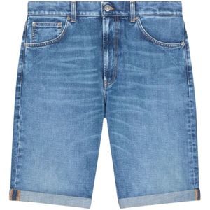Dondup, Heren, Korte broeken, Blauw, Maat: W32 Denim,