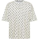 Carlo Colucci - Torn Pages - T-shirt - Wit - Oversized Logo