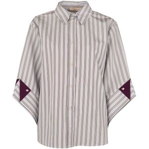 March23, Dames, Blouses & Shirts, Blauw, Maat: XS