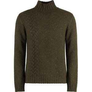 Malo, Heren, Truien, Groen, Maat: XL Kasjmier,