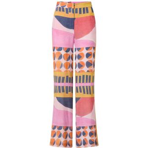 Ba&Sh, Dames, Broeken, Veelkleurig, Maat: XS Viscose,